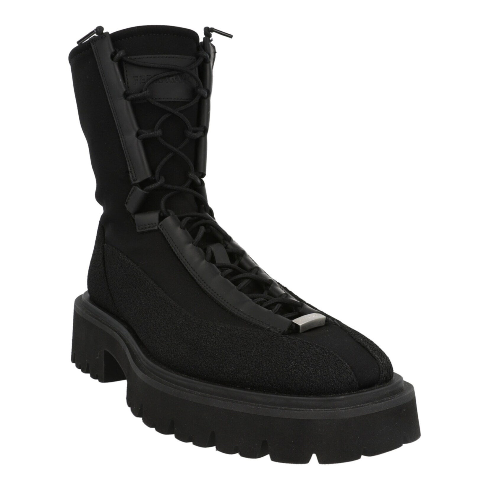 Ferragamo Atlante Two-Tone Suede Ankle Boots Multi Mens luxury-men-salvatore-ferragamo  main image 3