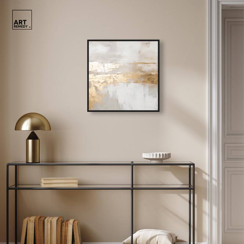 Melted Goldscape II Canvas by Art Remedy
