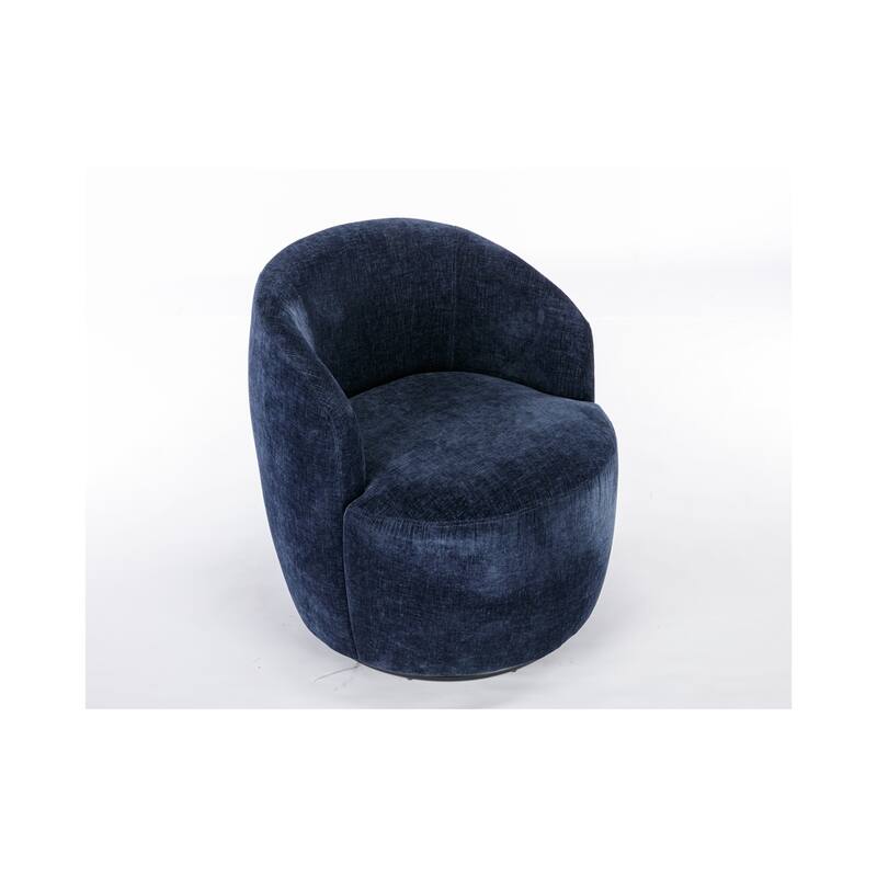 Fabric Swivel Accent Barrel Chair