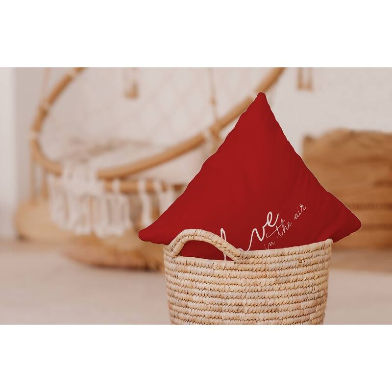 Love in the Air Valentine's Day Decorative Indoor Pillow