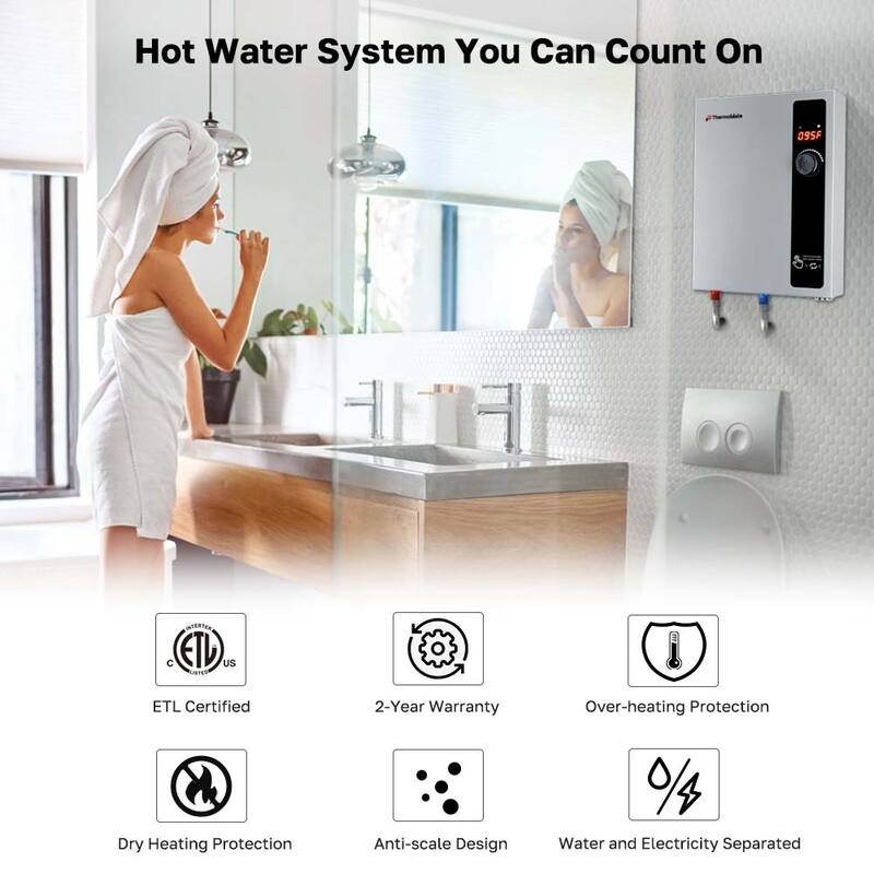ThermoMate Electric Tankless Water Heater 18kW at 240 Volt