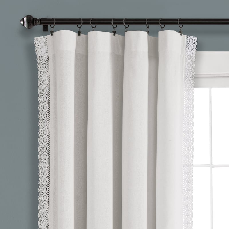 The Gray Barn Kind Koala Vintage Farmhouse Light Filtering Curtain Panel Pair