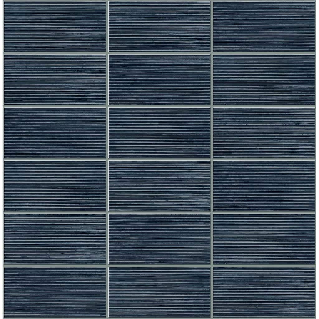 Luxe Haven Rib Tile Peel and Stick Wallpaper