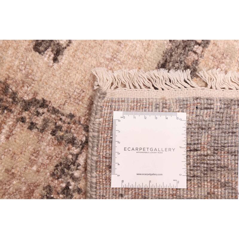 ECARPETGALLERY Hand-knotted Legacy Tan Silk, Wool Rug - 9'11 x 14'0