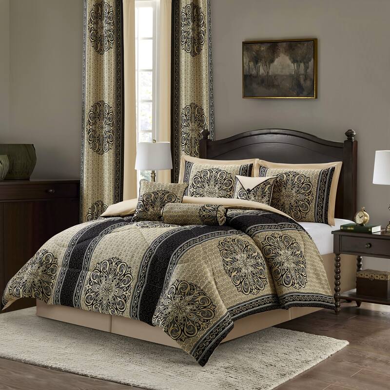 Nanshing Prince 9 Piece Elegant Medallion Comforter Set