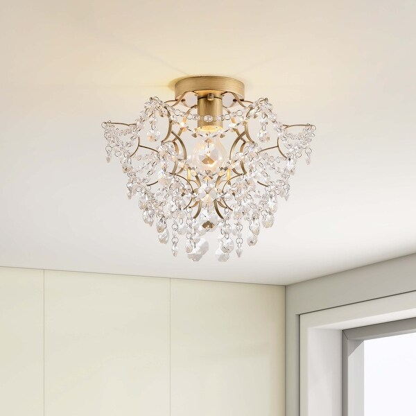 Single light flush mount outlet