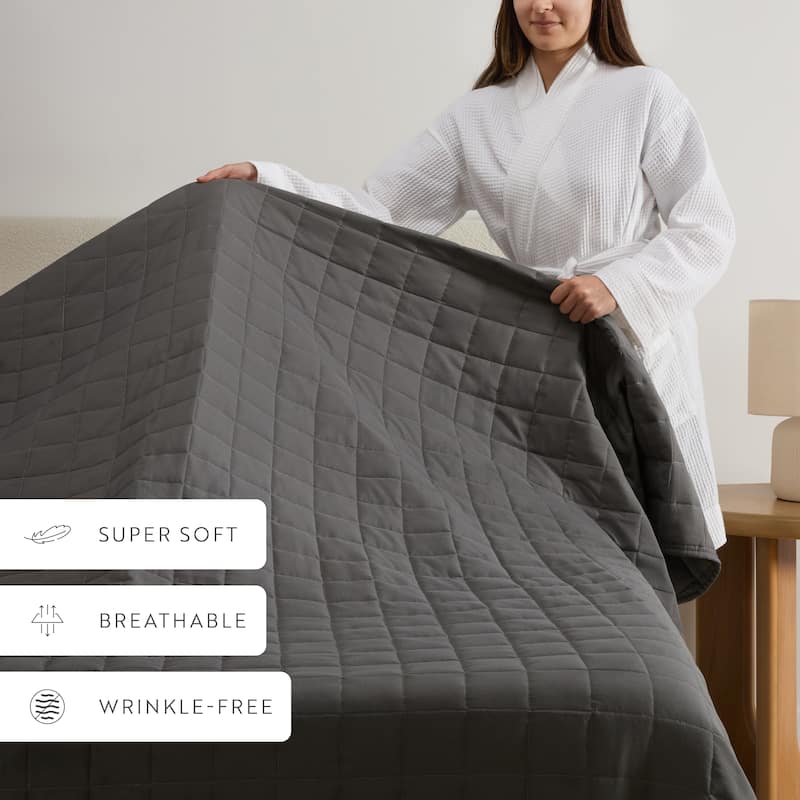 Becky Cameron Premium Ultra Soft Square Quilted Coverlet Set
