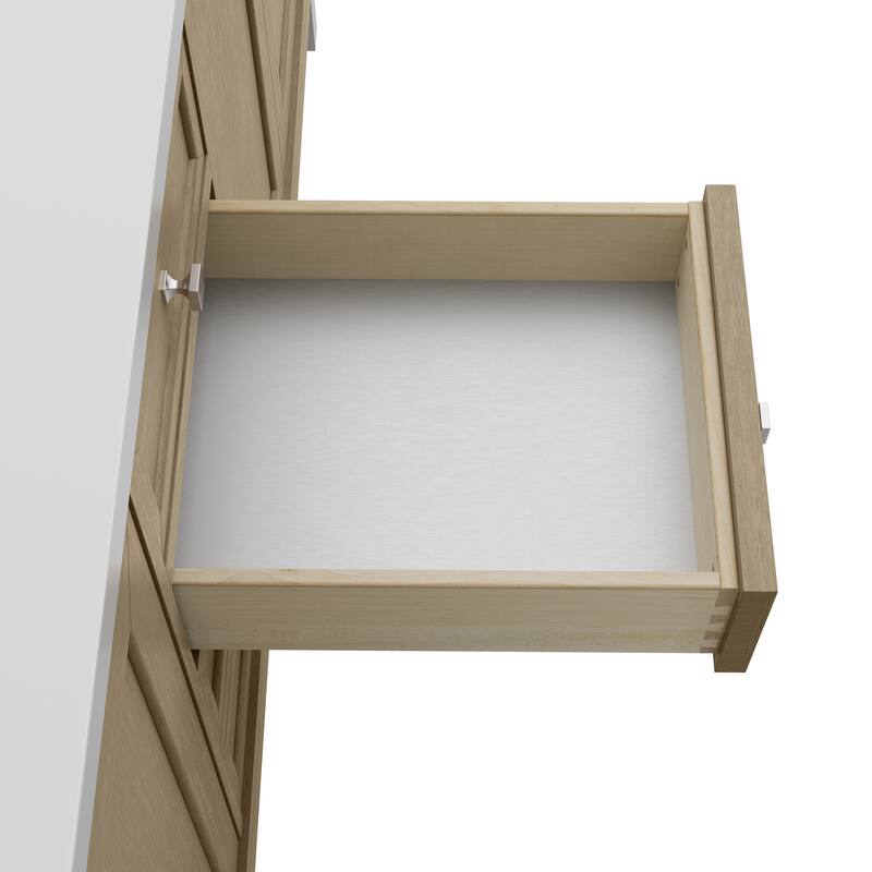 Chicago 72" Double Vanity, Walnut Whisper