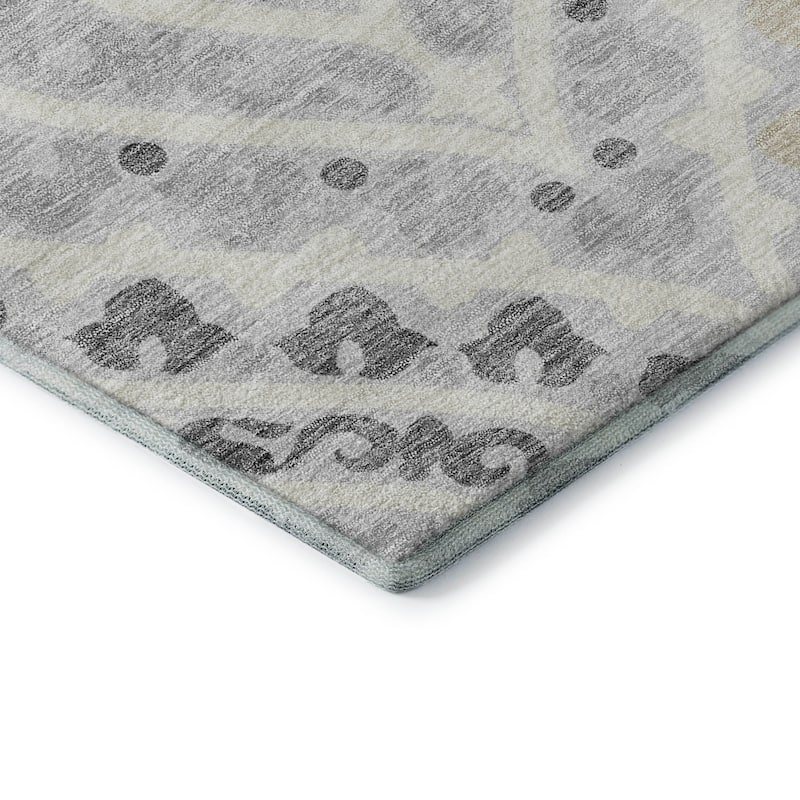 Premium Washable Super Soft Diamond Medallions Mayfield Rug