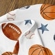 preview thumbnail 4 of 4, Sweet Jojo Designs Sports Theme Boy Nursing Breastfeeding Pillow Cover Case (Pillow Not Included) Watercolor Vintage Blue Stars