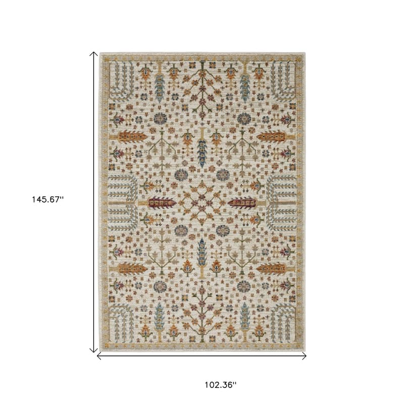 HomeRootsOriental Bohemian Rectangle Area Rug