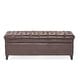 preview thumbnail 11 of 43, Hastings Tufted Faux Leather Storage Ottoman by Christopher Knight Home