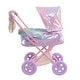 preview thumbnail 6 of 7, Olivia's Little World - Magical Dreamland Baby Doll Deluxe Stroller - Iridescent Color