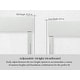 preview thumbnail 7 of 6, Orlando Twin Platform Bed with USB Charging Station in White