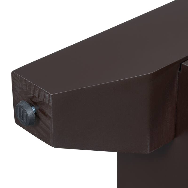 55.4" Long Entryway Console Table with 3 Drawers, Modern Sideboard Narrow Sofa Table with Storage Shelf