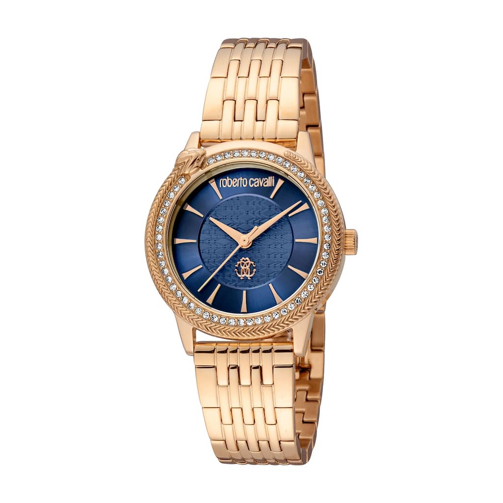 Roberto Cavalli Women RC5L037M0075 Quartz Watch - Rose-Tone