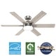preview thumbnail 2 of 18, Hunter 52" Georgetown ENERGY STAR® Ceiling Fan w/ LED Light, Remote - Contemporary - Easy Install!