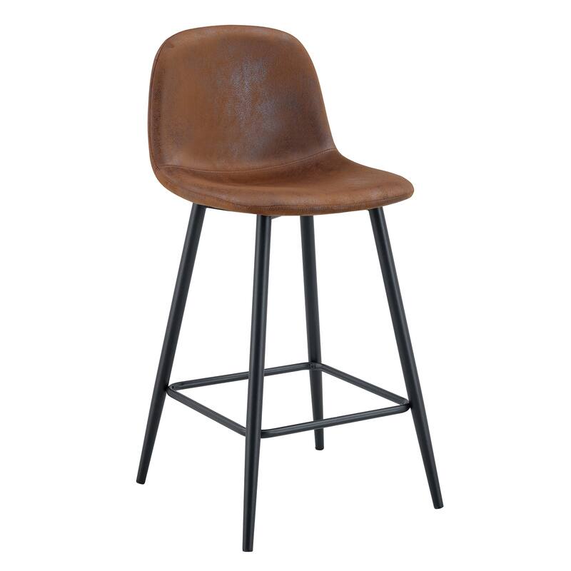 Fabric Bar Chair Set - Two Pieces, Thoughtful Design of Rounded Backrest