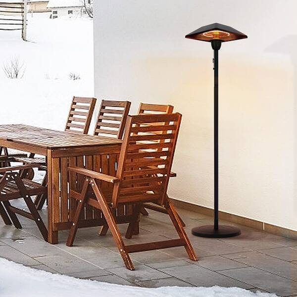 Star Patio Electric Patio Heater Freestanding Electric Outdoor Heater Infrared Heater Portable Heater 16 9 16 9 78 7 Overstock 32166628