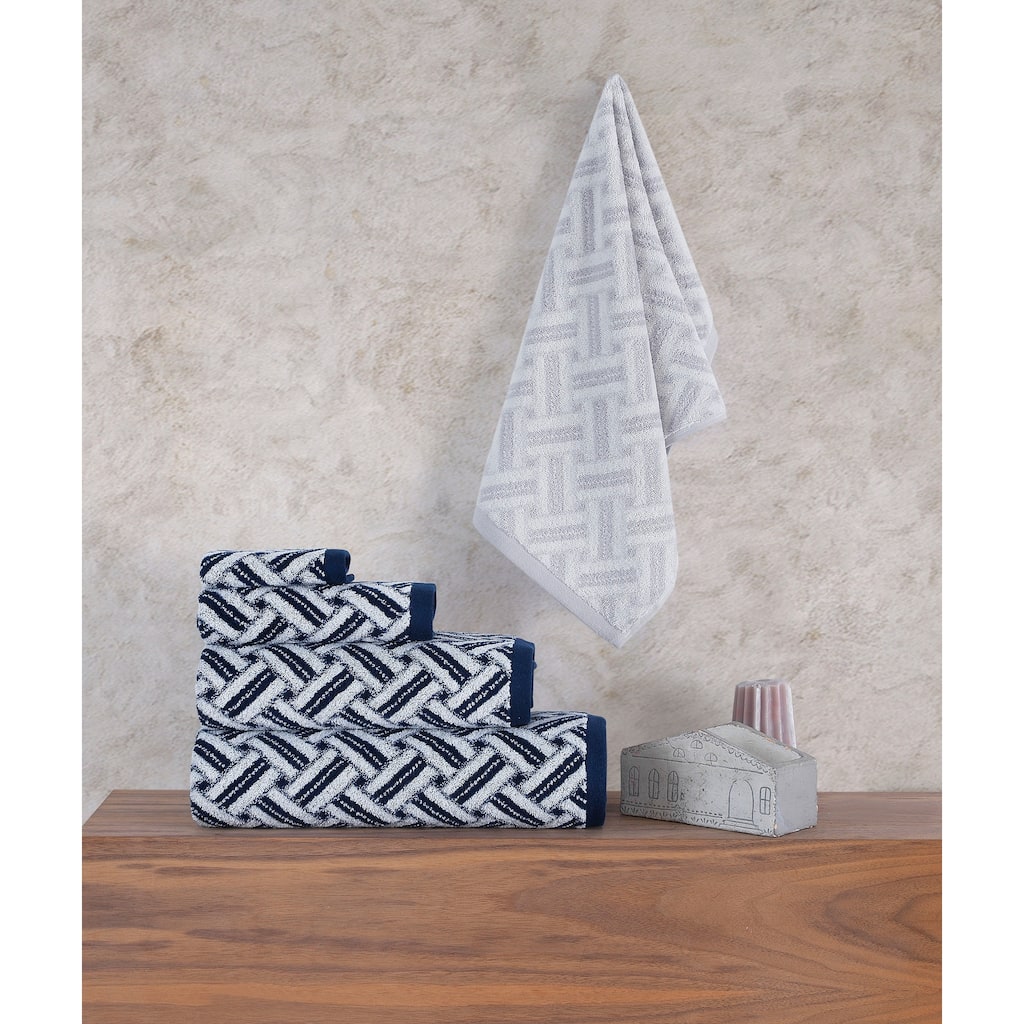 Brooks Brothers Criss Cross Stripe Bath Sheet