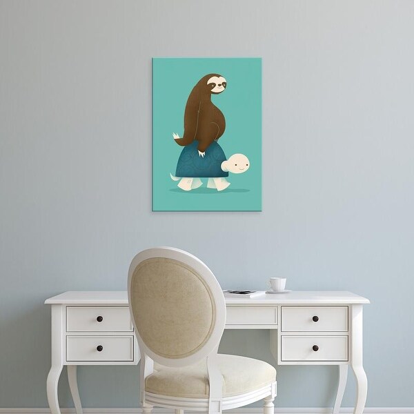 Easy Art Prints Jay Fleck's 'Slow Ride' Premium Canvas Art