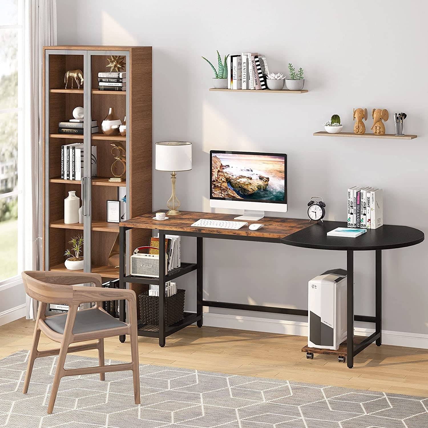 Tribesigns modern sales computer desk