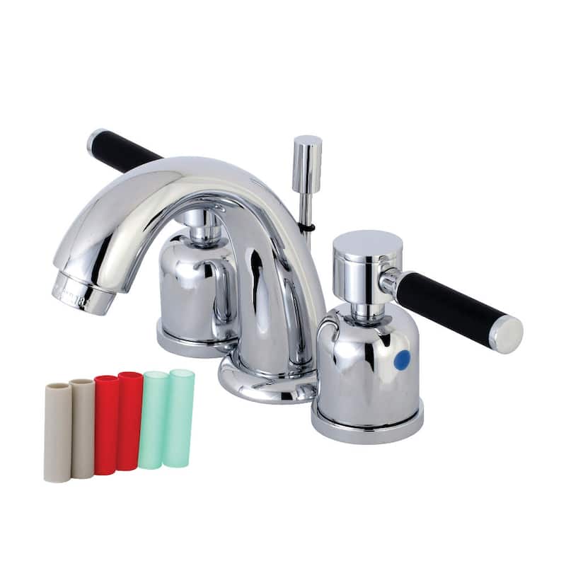 Kingston Brass Kaiser 1.2 GPM Widespread Bathroom Faucet with - Polished Chrome