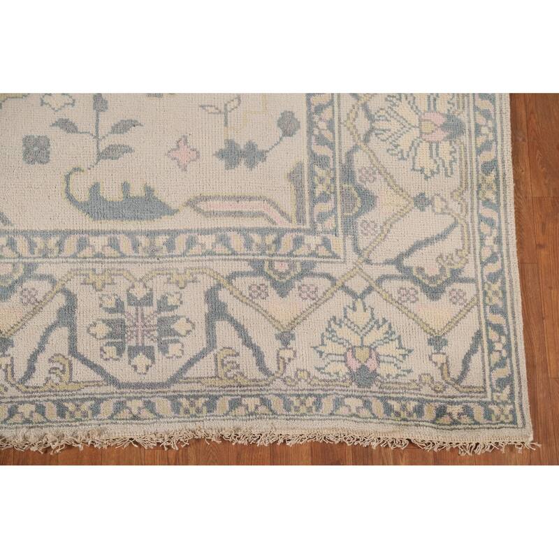 Oushak Oriental Area Rug Hand-Knotted Wool Carpet - 8'2" x 9'10"