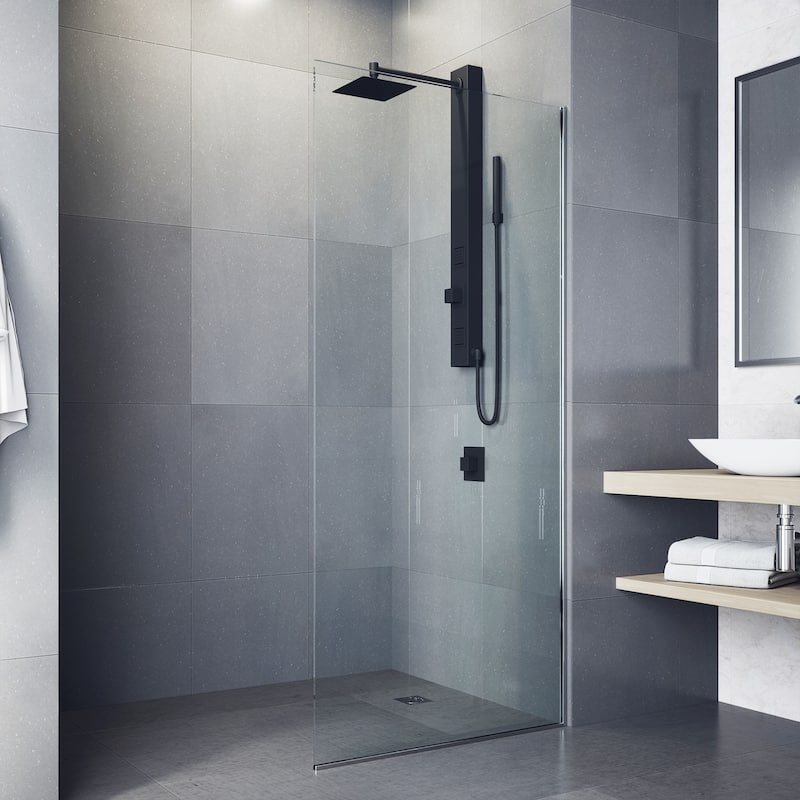 VIGO Orchid 39" H x 4" W 2-Jet Retro Shower Panel with Square Shower Head