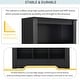 preview thumbnail 7 of 13, Multifunctional Shoe Cabinet Black Free Standing Tall Cabinet