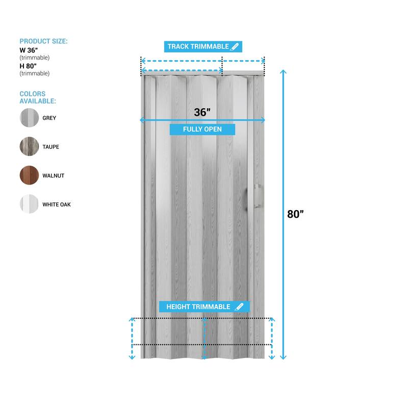 Loft Premium Double-Walled Foldable Accordion Door