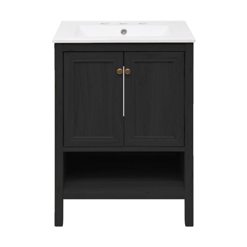 Swiss Madison SM-BV0601-3W Chateau 24" Free Standing Single Basin