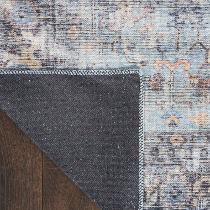 57 Grand by Nicole Curtis Vintage Medallion Machine Washable Area Rug