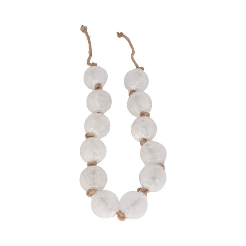 Decorative Glass Beaded Garland with Tassels - 48" - 48.0"