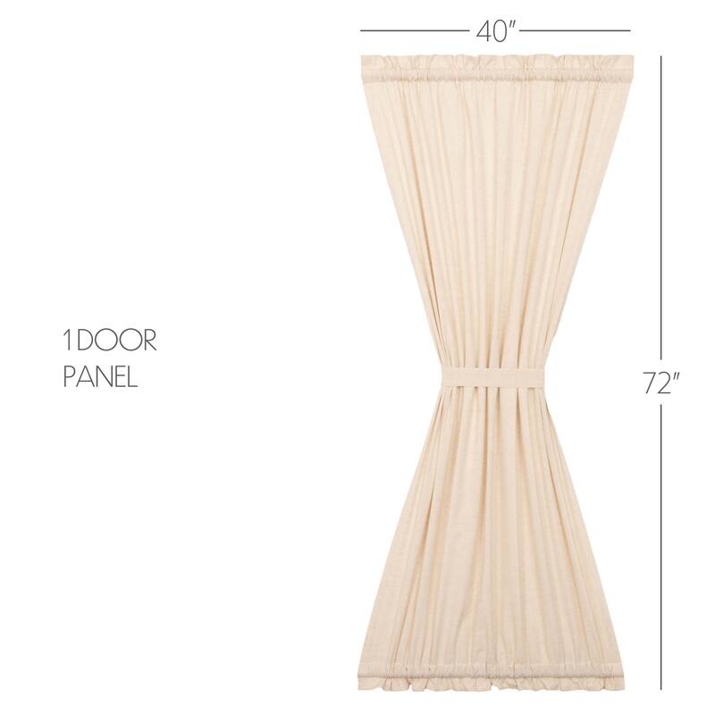 Simple Life Flax Door Panel - Door Panel 72x40 - Door Panel 72x40