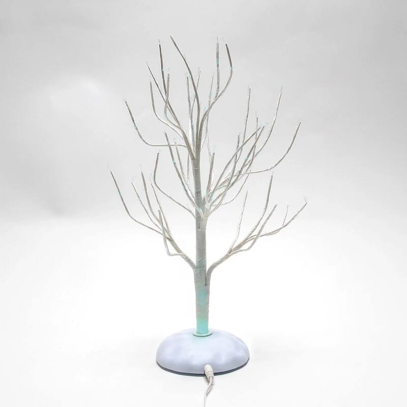 Department 56 Village Cross Product Twinkle Branch Tree - White - Multicolor LED Lights