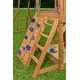 preview thumbnail 22 of 58, Mountain View Swing Set with Tarp Roof, Climbing Wall, Monkey Bars