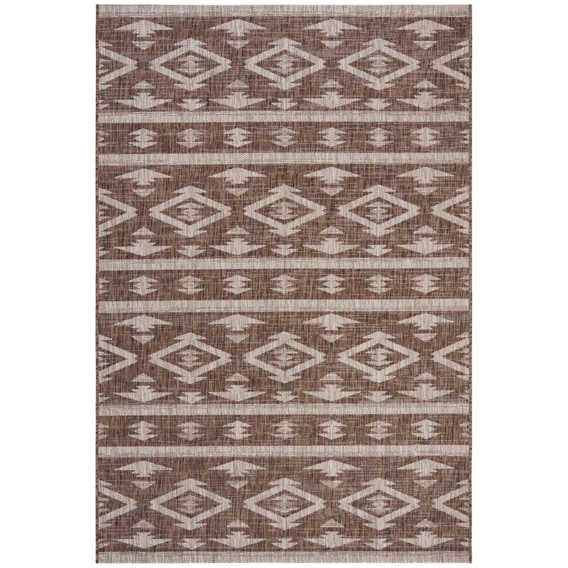 SAFAVIEH Courtyard Fraidel Indoor/ Outdoor Waterproof Patio Backyard Rug