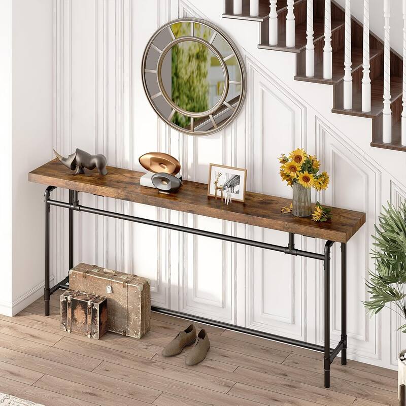 70.9" Console Tables for Living Room, Sofa Tables Behind Couch