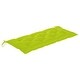 preview thumbnail 4 of 6, vidaXL Batavia Bench with Bright Green Cushion 47.2" Solid Teak Wood - 47.2" x 20.3" x 33.1"