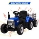 preview thumbnail 22 of 32, 12V Ride on Tractor with Trailer & Remote Control Speed Up to 5mph