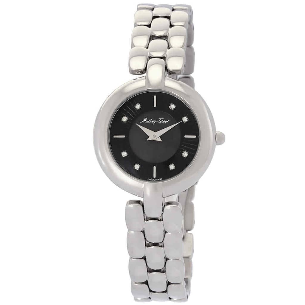 Mathey Tissot Women's Farah Black Dial Watch - D956AN - 6 (36)
