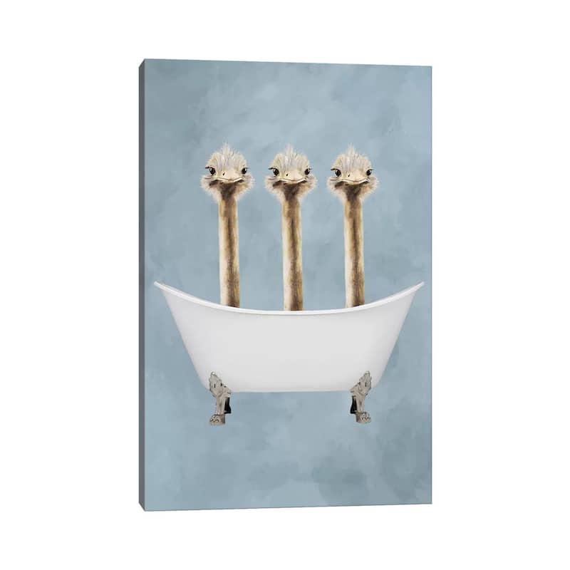 iCanvas "Ostriches In Bathtub" by Coco de Paris Canvas Print