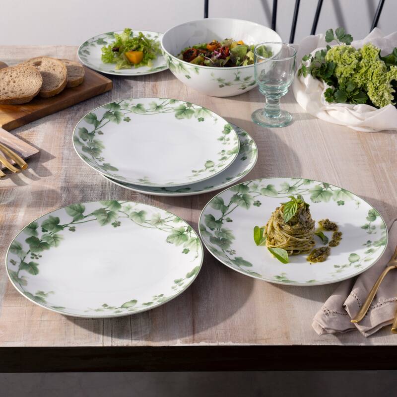 Ivy Whisper Set of 4 Dinner Plates, 10.5"