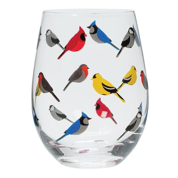 Cocktail Glass - Bird Glass Clear Wine Glasses Set of 2 Goblet Beverage  Glass 5