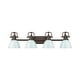 preview thumbnail 2 of 0, Yep by Golden Lighting Duncan 4-light Vanity in Rubbed Bronze and Seafoam shade