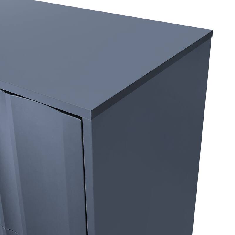Wave pattern sideboard