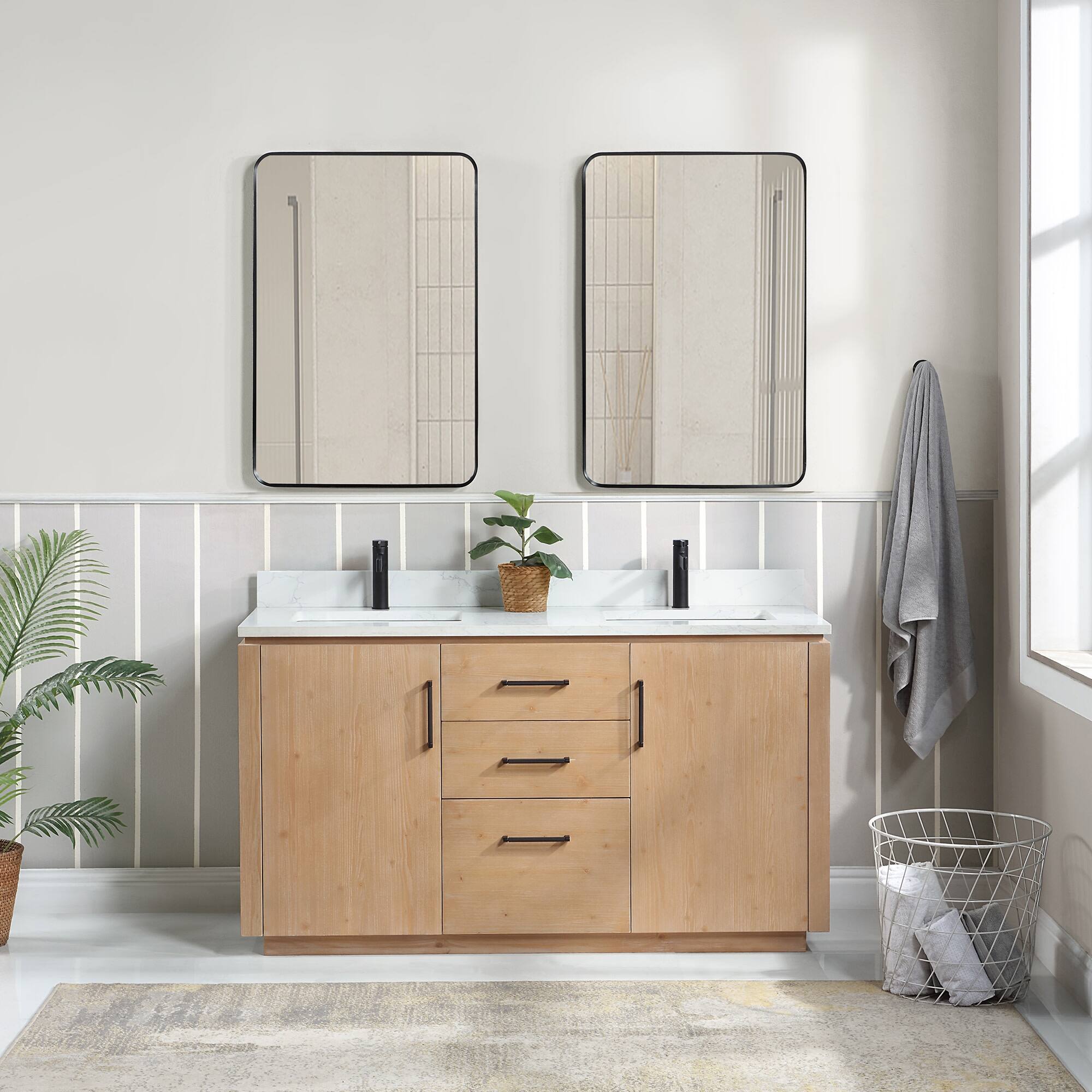 Option Fir Wood Brown / White Grain