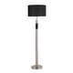 preview thumbnail 11 of 19, Carbon Loft Lupone Industrial Floor Lamp with Black Drum Shade