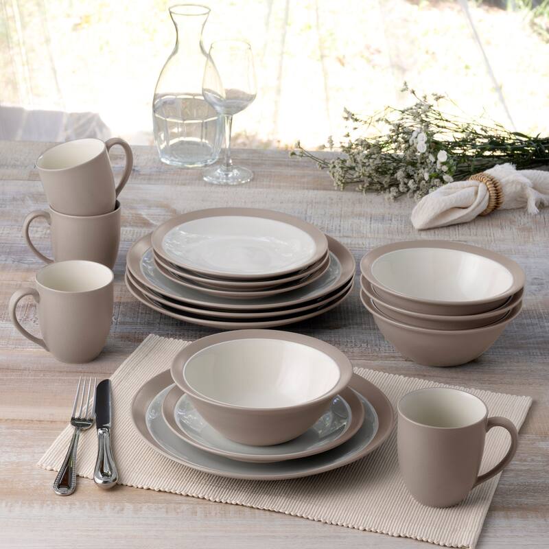 Noritake Colorwave 16-Piece Curve Dinnerware Set, Service For 4